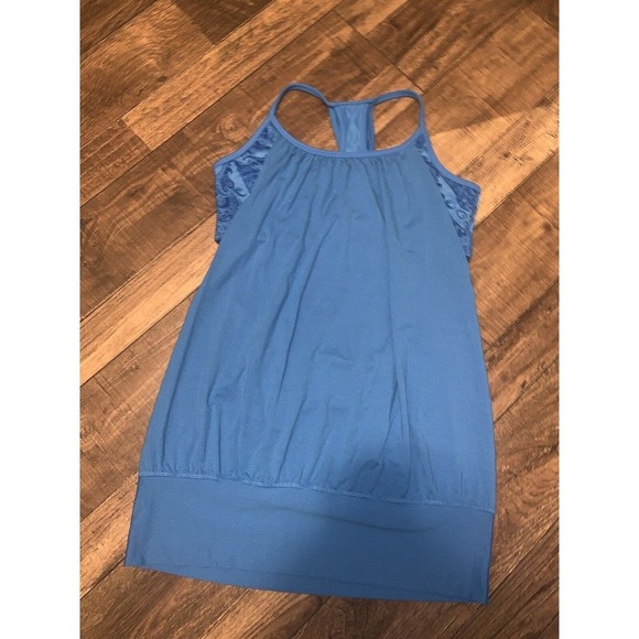 Lululemon No Limits Tank Cornflower / Paisley activewear workout spring blue - Picture 9 of 9